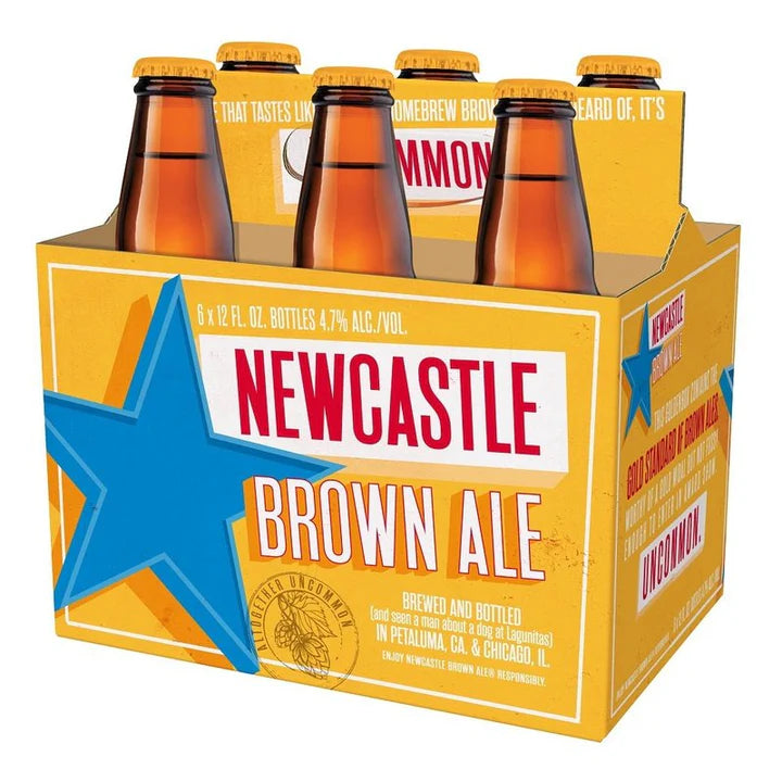 NEWCASTLE BROWN ALE - 6PK 12OZ BTL