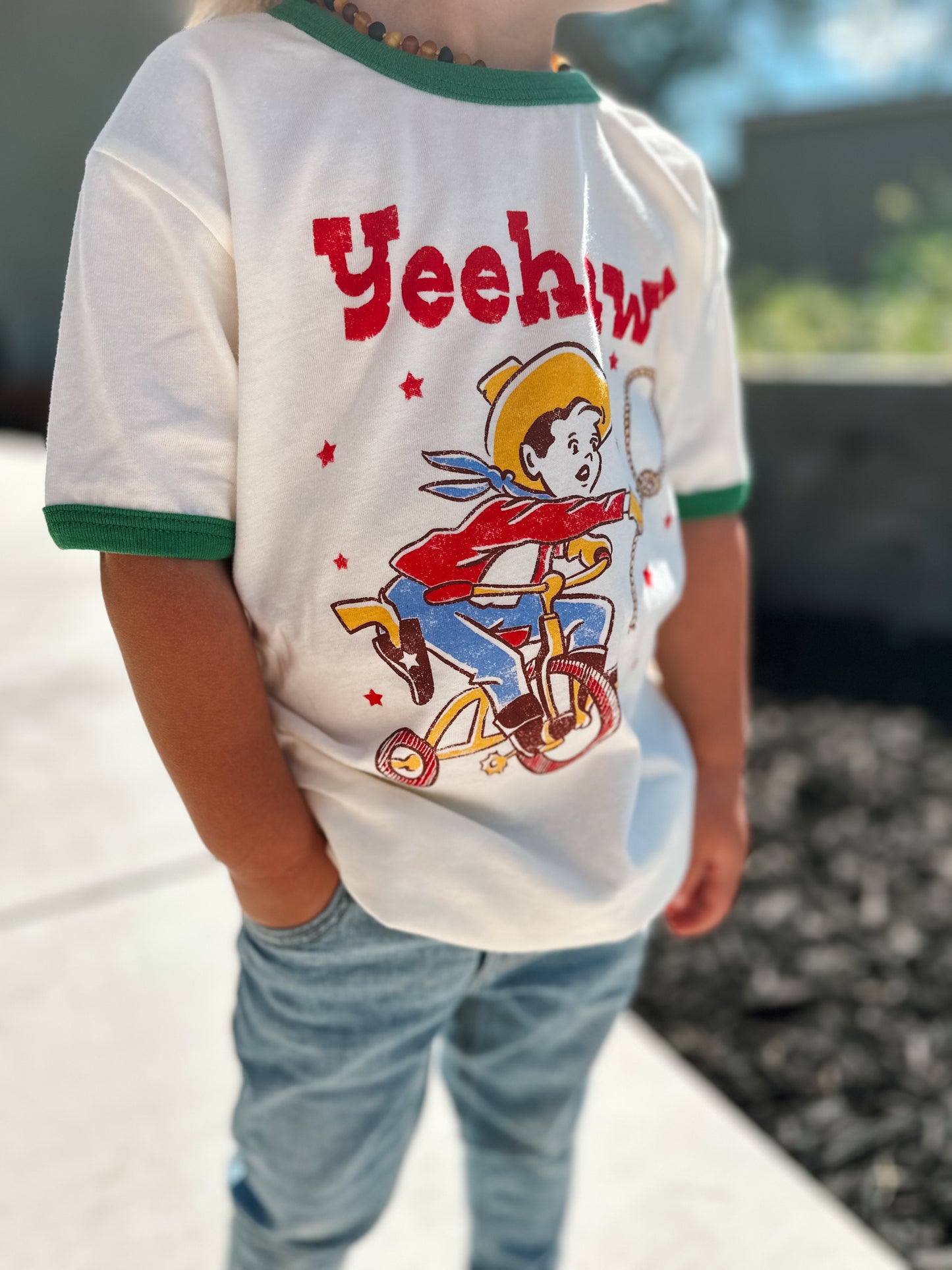 YEEHAW! Toddler Ringer Tee