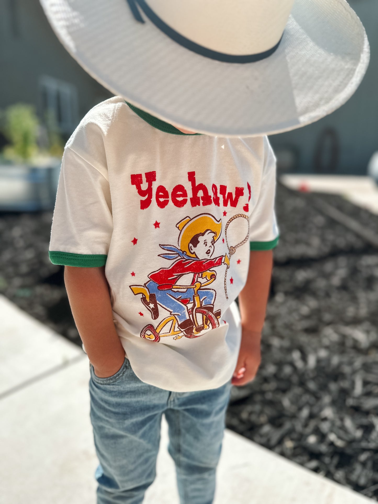 YEEHAW! Toddler Ringer Tee