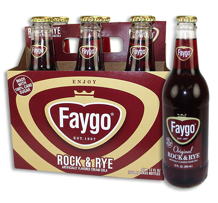 Faygo Rock & Rye 6 Pack Bottles