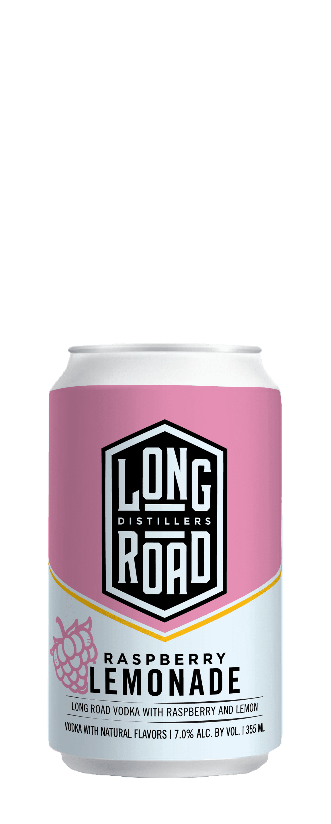 Long Road Rasberry Lemonade 4 Pack Cans