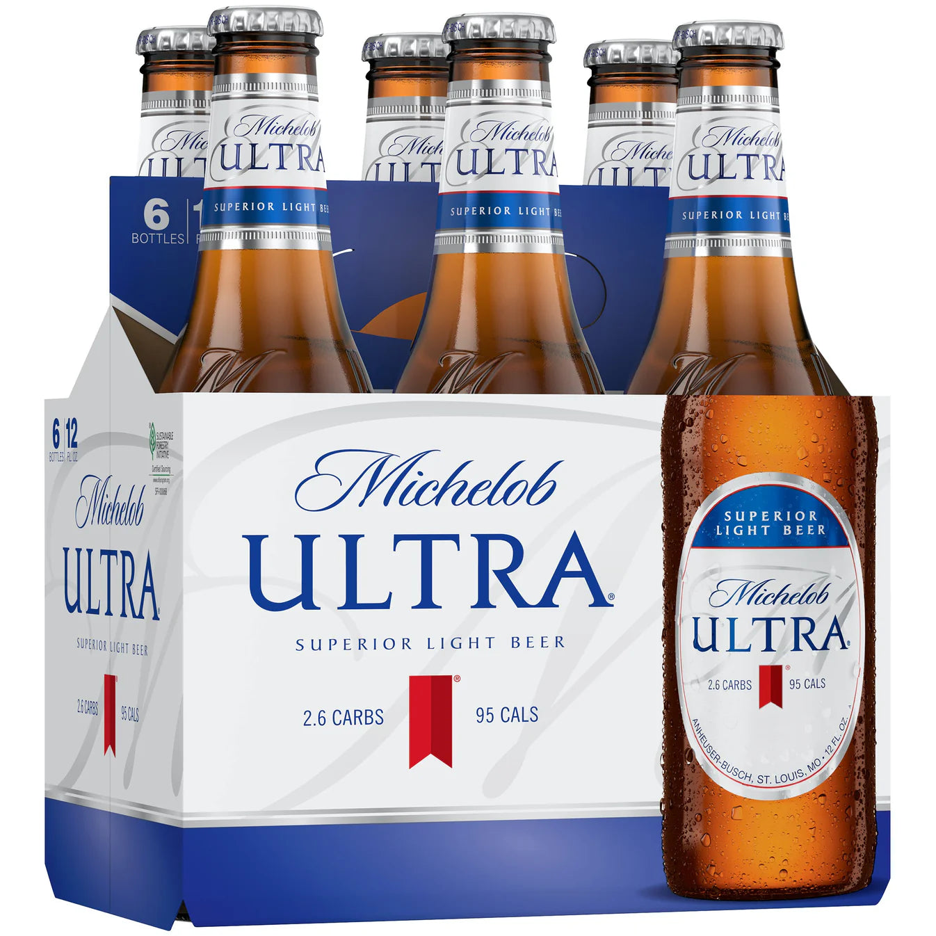 Michalob Ultra 6 Pack Bottles