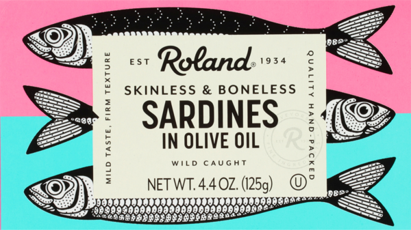 Roland Sardines Skinless & Boneless in Oil