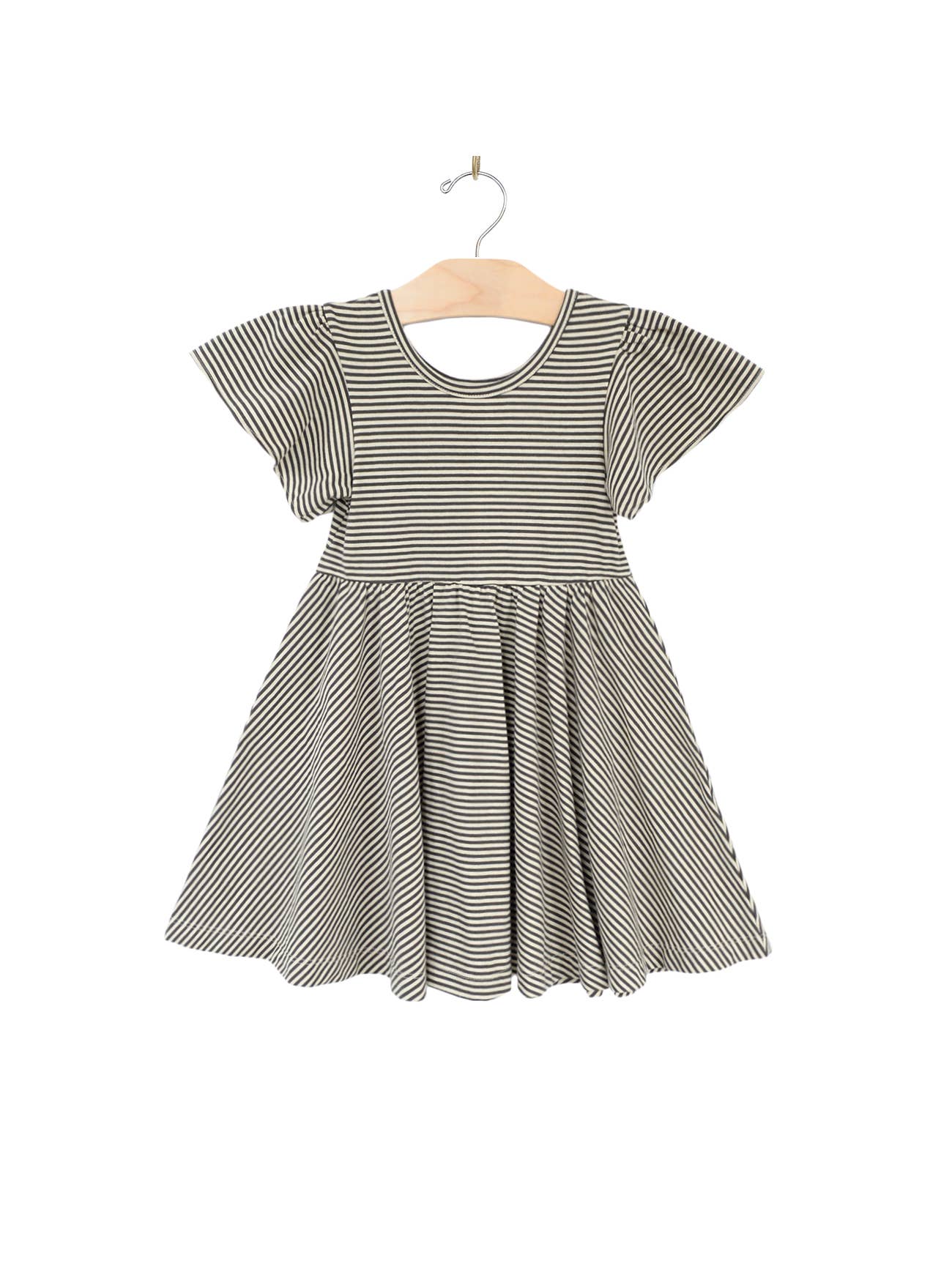 Lou Twirl Dress in Classic Stripe