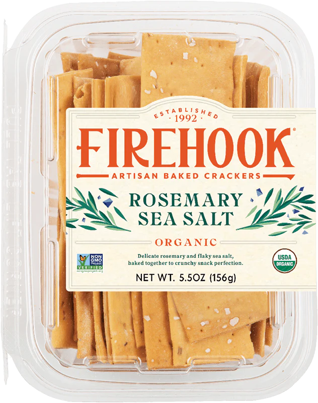Rosemary Sea Salt - FIREHOOK Artisan Crackers 7oz