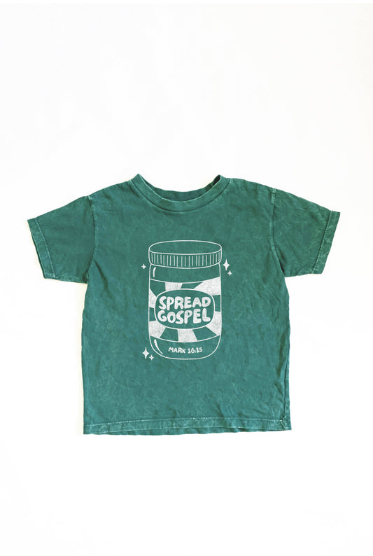 SPREAD GOSPEL Toddler Washed Graphic Top