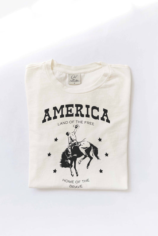 Rodeo America Mineral Washed Tee // Adult